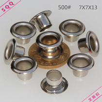 SQ500# metal air eye buckle hollow rivet 7*7 chicken eye buckle iron inner diameter 7mm high foot buckle