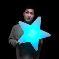 Star light Large five-pointed star stage performance Hand-held luminous star light Charging table lamp Star festival decorative light