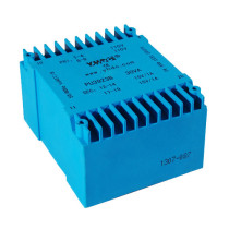 Wuxi SEG Flat Potting Pin Transformer PU3923B-30VA Double 110V 15V1A 15V1A