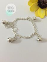 Special price pure silver jewelry S990 with Bell men and women Children Baby childrens ankles adjustable