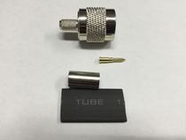 Pure copper gold-plated 50-3 TNC type TNC type male TNC type internal thread internal needle crimping joint TNC-J3-Y