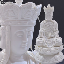Sitting Lotus Jizang Bodhisattva Buddha statue