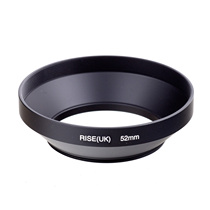 Metal wide-angle Hood 52MM caliber lens frosted process internal thread wide-angle lens dedicated