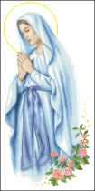 Cross stitch electronic drawings 1319 Virgin Mary 4 religion 128W * 270H52 color XSD source file