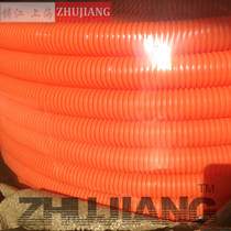 Orange flame retardant bellows Color PP polypropylene threading tube Plastic orange PVC hose AD28 5 100 meters