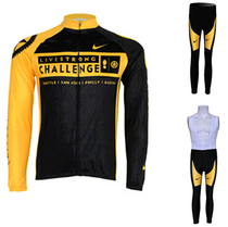 09 Lives Tenacious Black Perspiration Sweat Bike Thin Bike Long Sleeve Riding Suit Harness Quick Dry Pants Iron Triple Suit