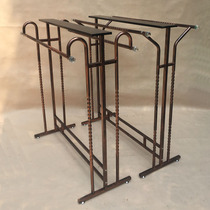 Iron vintage clothing rack clothing store hanger display rack floor-to-ceiling womens display Zhongdao rack hanging clothes shelf