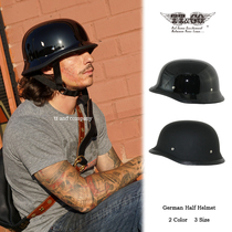 Japanese brand] TTCO Thompson retro Harley motorcycle German soldier scoop helmet half helmet