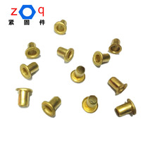 Copper hollow rivet through hole rivet Copper corne buckle circuit board copper rivet M4*6~M4*9 100pcs package