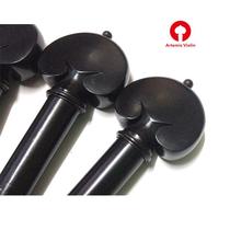 India imported ebony violin string shaft heart shaped large diameter old piano shaft violin accessories string button