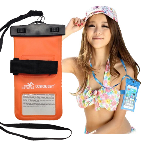 Throbb P6 phone waterproof bag iPhone 6 plus seal waterproof swimming rafting touch screen 4521