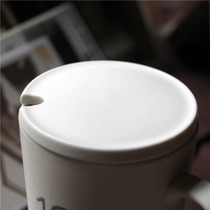 Matt mug cover ceramic cup cover creative round milk digging cup cover diameter 8 9cm customized