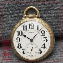 US ILLINOIS ILLINOIS Gold Open Pocket Watch 16s 21 Drill 1920