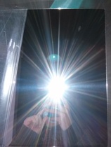 SILVER PLEXIGLASS PLASTIC MIRROR ACRYLIC PS COLOR MIRROR PANEL 300X300MM