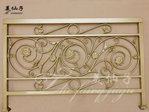  Special offer Hot sale European-style pastoral wrought iron partition guardrail Balcony railing Bay window door Stair handrail custom guardrail