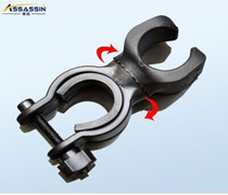 Bicycle bracket car clip flashlight clip 360 degree rotating bracket U-Clip 2 generation 26650