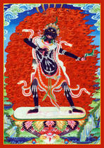 Hand-made knot pure handmade Buddha portrait tantric protection a bun Buddha mother 001 photo paper double-sided plastic seal