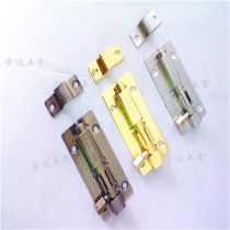 Rongda bronze pure gold bolt wooden door bolt stainless steel open bolt door bolt anti-theft chain sliding door anti-theft bolt
