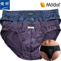  2 boxed health underwear Elastic soft comfortable and breathable printed Modal mens briefs