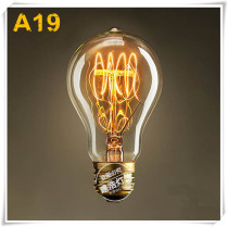 A19 Edison retro bulb Tungsten bulb E27 bulb 110 220V40 60W Foreign trade export home lamp
