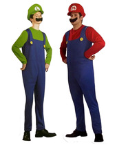 Mario clothing catwalk performance adult masquerade cosplay clothing men super Mary clothing
