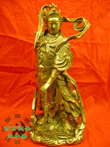 Pure copper Vedic Bodhisattva bronze statue ornament Home shop feng shui ornament