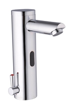 Copper automatic integrated induction hot and cold basin faucet integrated hot and cold temperature control induction faucet