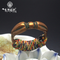 Treasure Collection: Tibetan Qing Dynasty Heavenly Copper Heavenly Iron Vajra Pestle Ring Fine Ring Antique Antique Collection