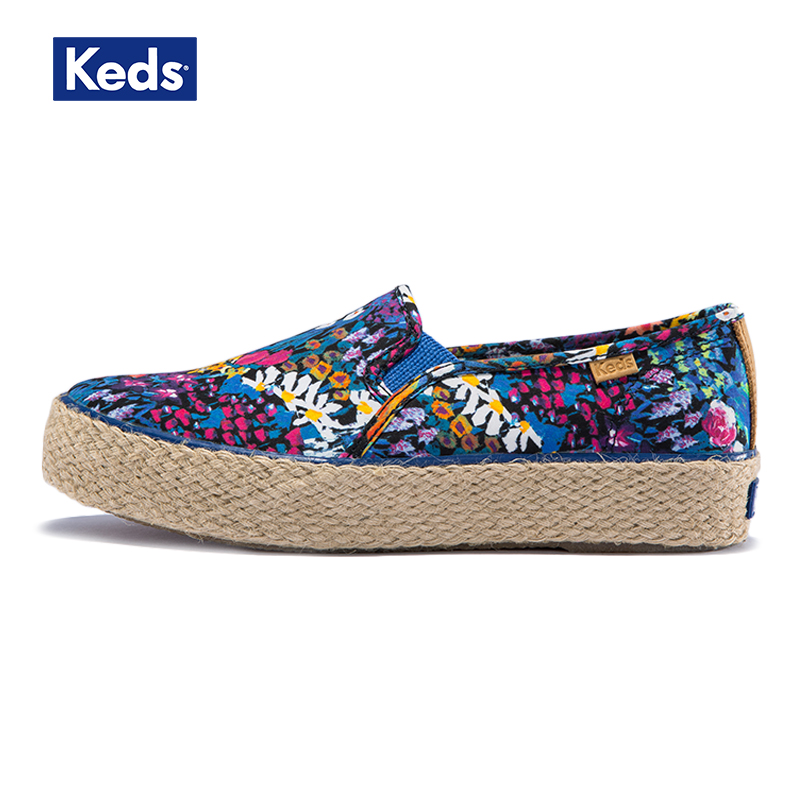 Keds Flagship Shop Fashion Women's Shoes, Thick-soled Muffin Shoes, New Lefu Shoes, Canvas Shoes, Lazy Shoes WF54731