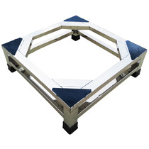 Highened double-layer laundry rack stainless steel bracket drum washing machine base bracket refrigerator shelf