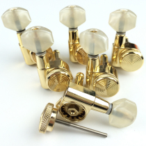 Korean gold electric guitar self-locking button can lock string curler White Pearl White Jade string