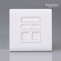 Schneider Pieno Fengshang (white) with protective door telephone super five information socket
