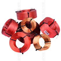 0 5mm-2 5mm oxygen-free copper divider hollow inductor coil custom factory direct high purity copper coil