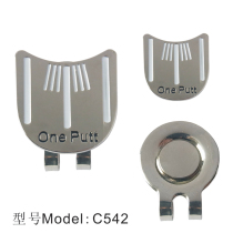 Golf cap clip One Putt hole-in cap clip Mark Mark Mark Mark ball Mark
