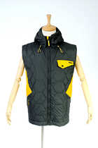 Mens outdoor cotton vest L size Nordic high-end youth sports brand Foreign trade export original single export ship sample