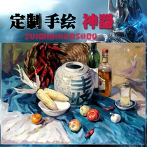  Generation of painting style Landscape character color gouache watercolor oil painting custom sketch Pure hand-painted portrait decorative painting painting