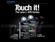 SEKONIC world light L-478DR KIT touch meter set (including 5 degree light measuring head)