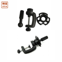 Hairdressing head mold small bracket teaching head training head desktop bracket real wig model head doll head bracket