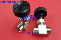 304 stainless steel needle valve shut-off valve wire inside the needle 1 8 1 4 1 2