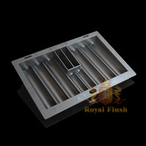 350-yard black plastic chip holder plate special chip box storage chip poker table plate