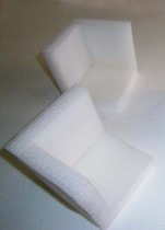 80*80*80 * 15mm foam Pearl cotton corner guard size can be customized one piece 500