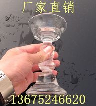 Butter lamp ornaments candlestick protector cup Buddha lamp ever light lotus lamp Buddha lamp Buddhist temple supplies