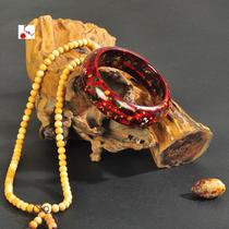 Reborn lacquer spring warm flower bracelet with sound art solid wood gift good product Natural lacquer raw paint 6321