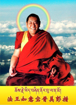 Buddha portrait portrait knot Buddha Bodhisattva Thangka portrait King Ruyi Bao 001 photo paper double-sided plastic seal