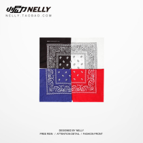 New classic cashew fruit big square scarf hip hop hip hop outdoor headscarf men and women tide special limited time to buy men and women