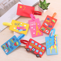 New luggage tags travel tag cards baggage check-in identification plates travel baggage tags