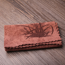 Large absorbent tea towel rag cloth absorbent thickened tea cloth towel wipe pot tea set accessories tea ceremony surrounding