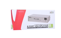 Maitao dimension MT-1508 8 ports VGA distributor one point eight computer connected 8 monitors 1 in 8 out