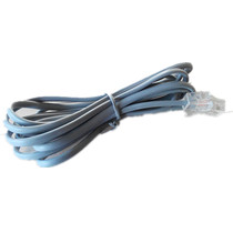 1 5m telephone line Telephone cable RJ11 6P2C telephone crystal head Two crystal head telephone line