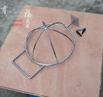 Wire slot plate hat display rack clothing window hat rack universal board hat holder display rack